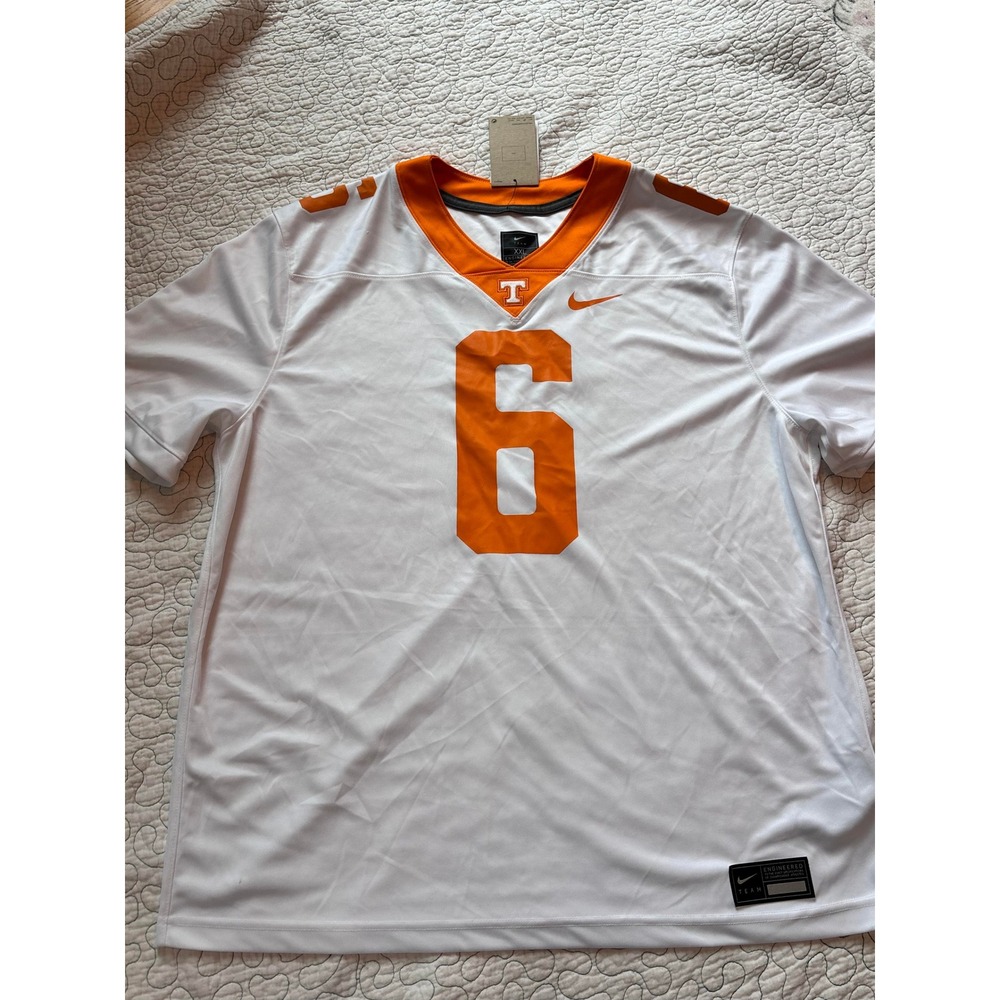 Nike Tennessee Volunteers Alvin Kamara #6 Football Jersey Mens XXL White Orange